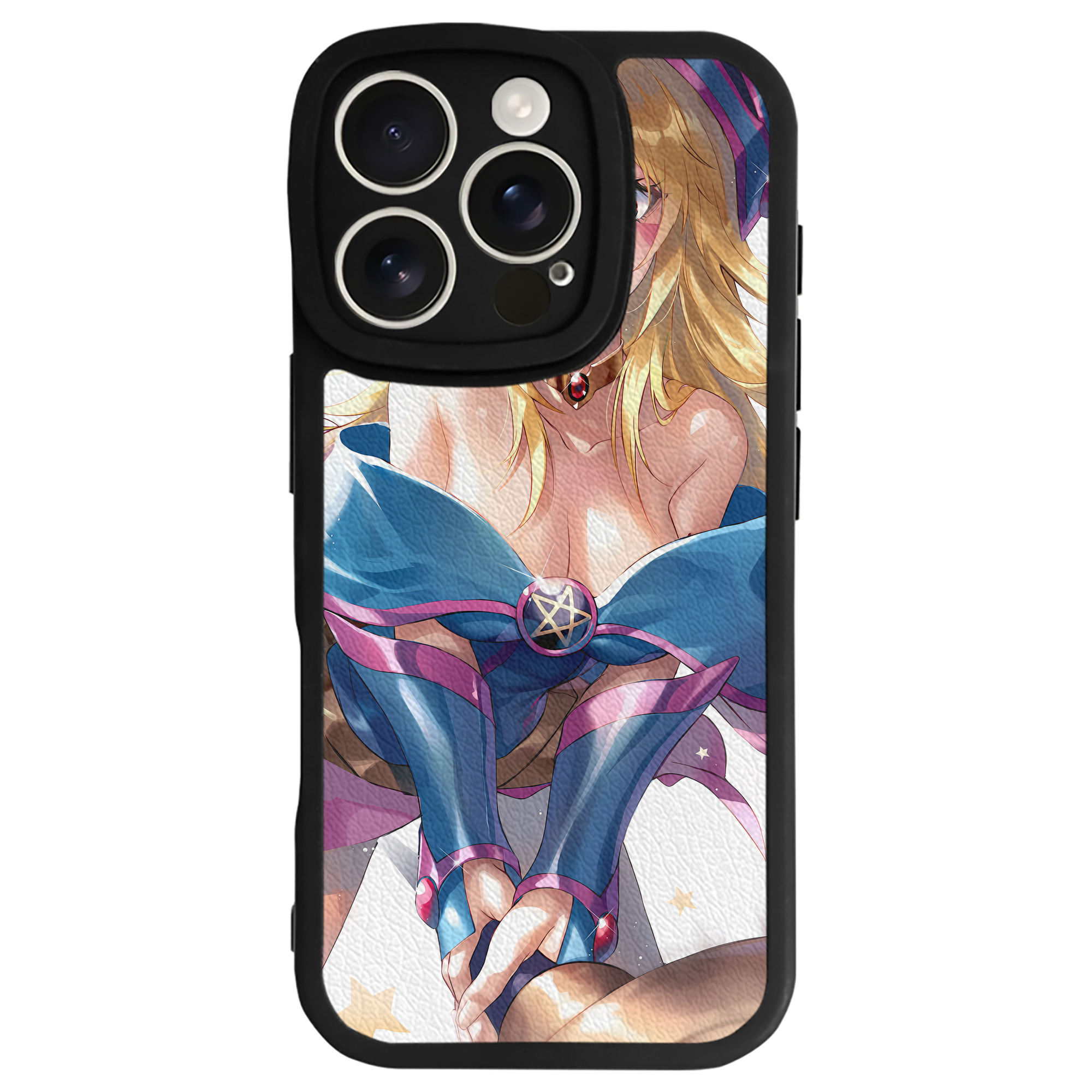 （画像用） 遊☆戯☆王 Yu-Gi-Oh! 【iPhone 16シリーズ対応】シリコンスマホケース（レザー調） 材質：シリコン